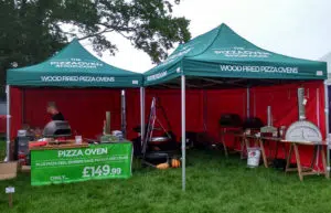 the pizza oven shop stand
