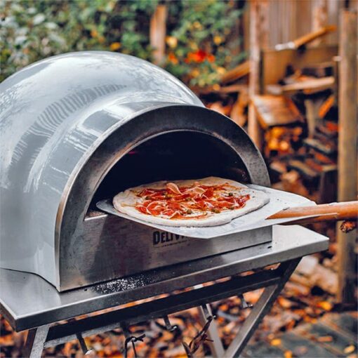 Delivita Portable Wood Fired Pizza Oven - Hale Grey