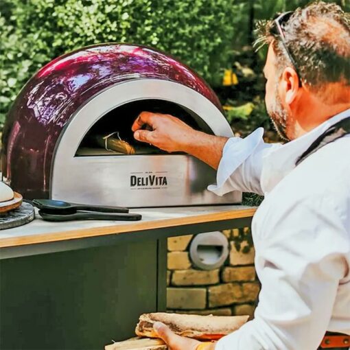 Delivita outdoor wood fired garden pizza oven