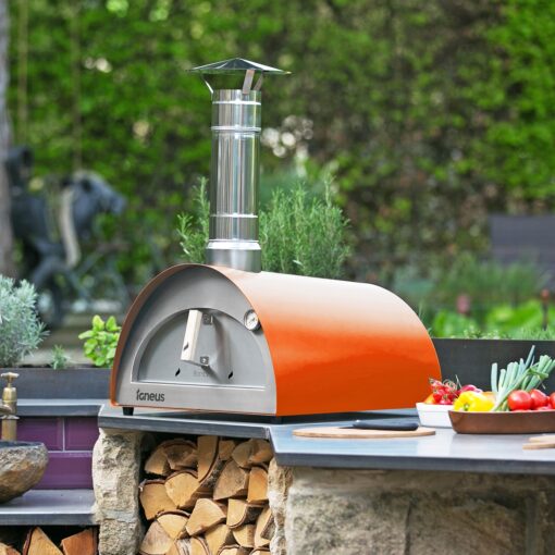 Outdoor garden tabletop pizza oven