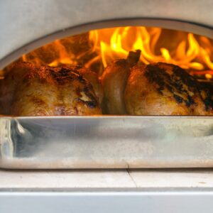 Outdoor garden tabletop pizza oven