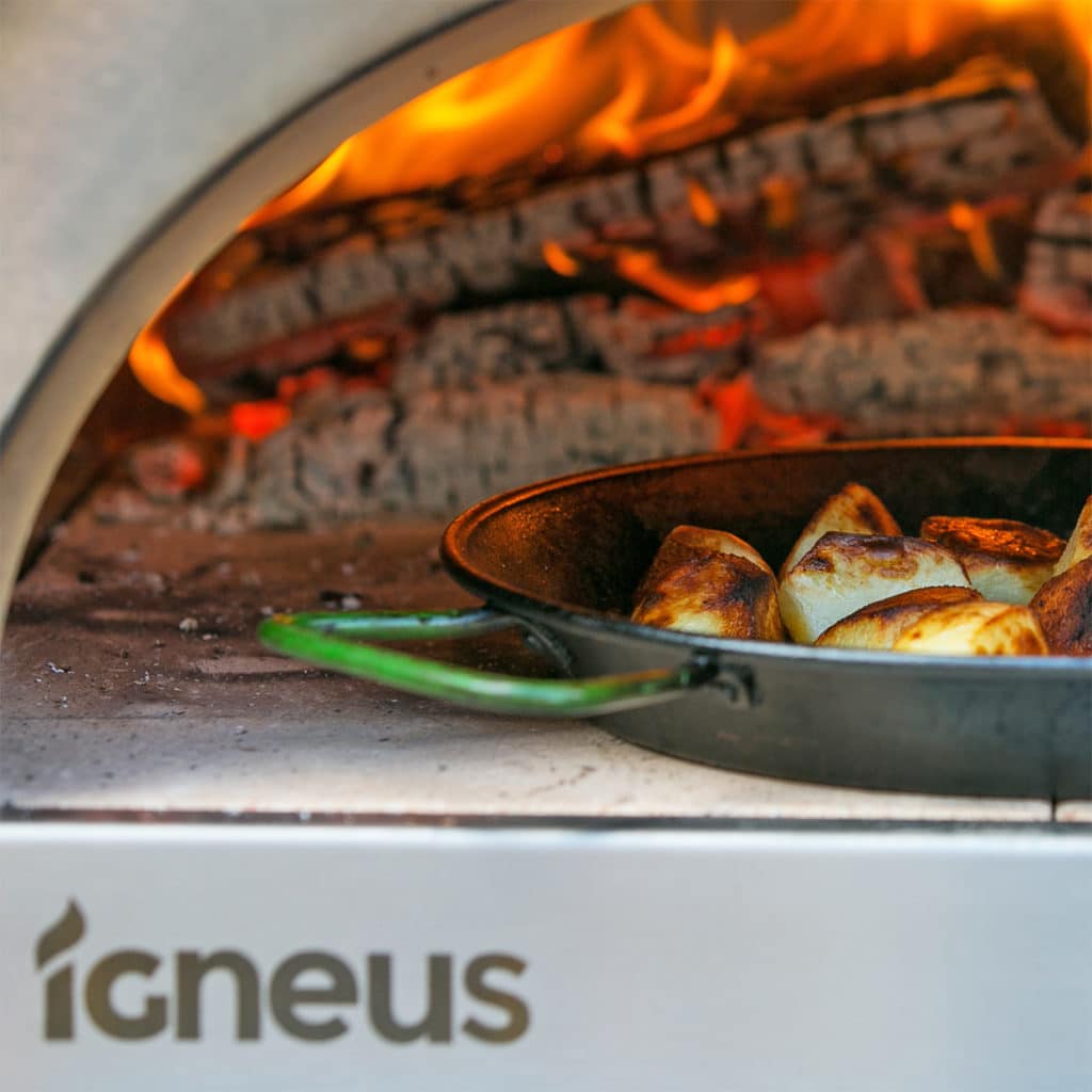 Outdoor garden tabletop pizza oven