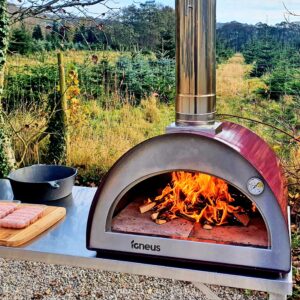 Outdoor garden tabletop pizza oven