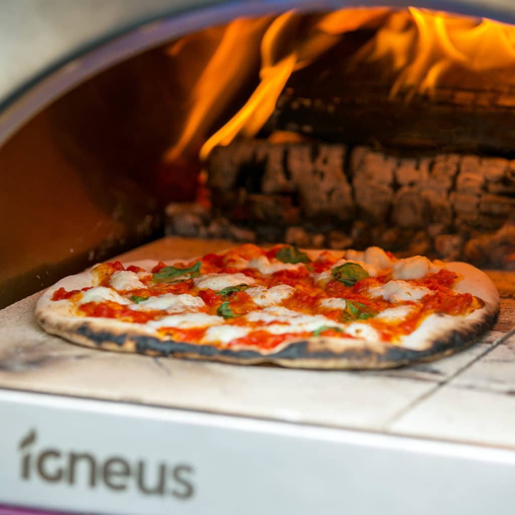Outdoor garden tabletop pizza oven