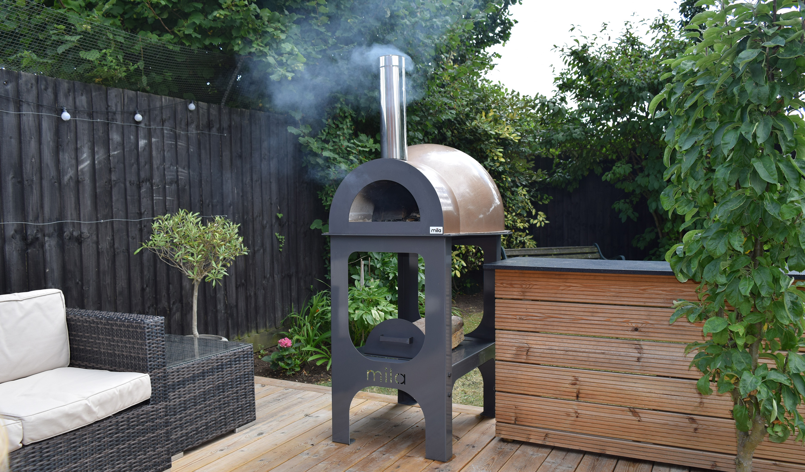 MILA 60 PREBUILT WITH STAND The Pizza Oven Shop