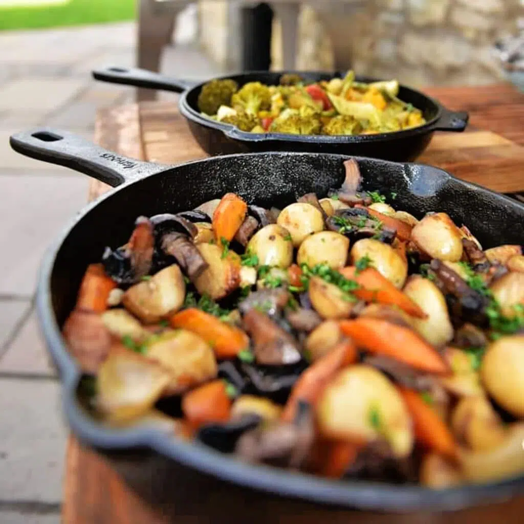 Igneus 3 part cast iron pan set