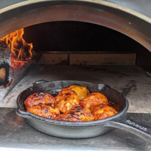 Igneus 3 part cast iron pan set pizza oven accessories