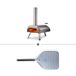 Ooni Karu 12 portable wood fired pizza oven with pro peel