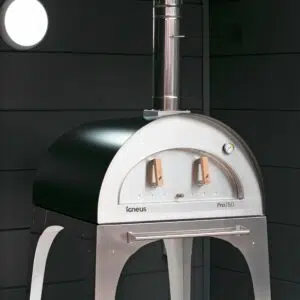 Igneus Pro 750 wood fired pizza oven - outdoors- igneus wood fired pizza ovens uk
