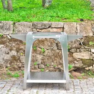 Igneus stainless steel pizza oven trolley stand
