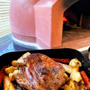 commercial outdoor garden and indoor pizza oven