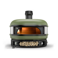 Gozney Dome dual fuel pizza oven in olive
