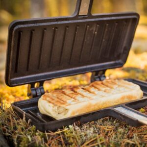 Toast iron cast iron