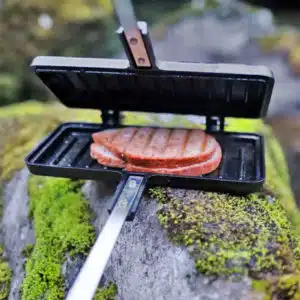 Toast iron cast iron