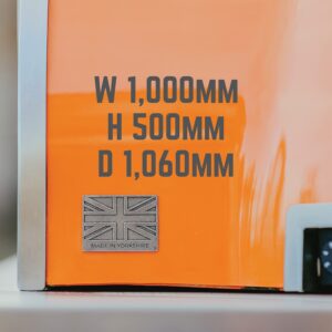 Delivita Pro Dual Fuel Pizza Oven - dimensions