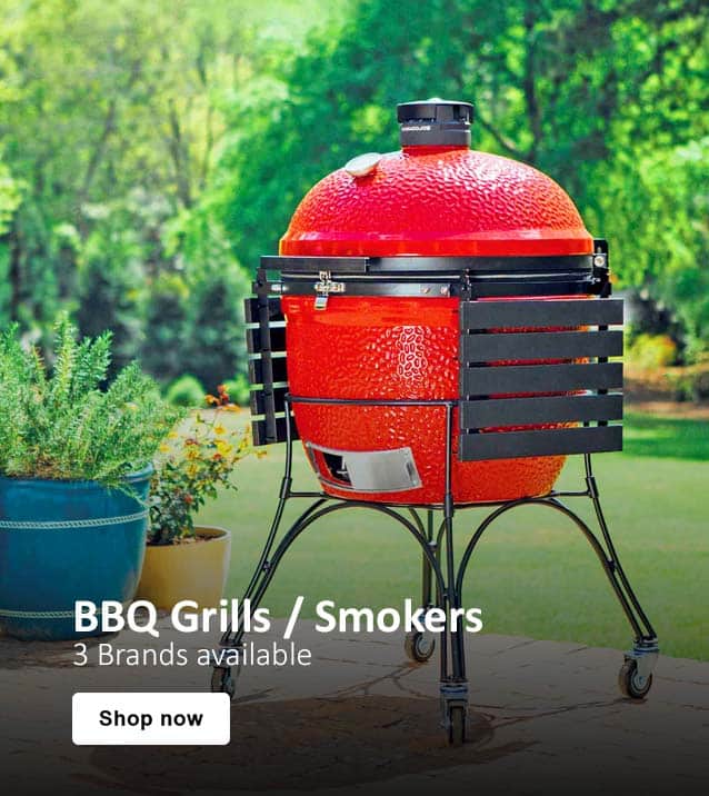 BBQ grills and smokers at the pizza oven shop uk