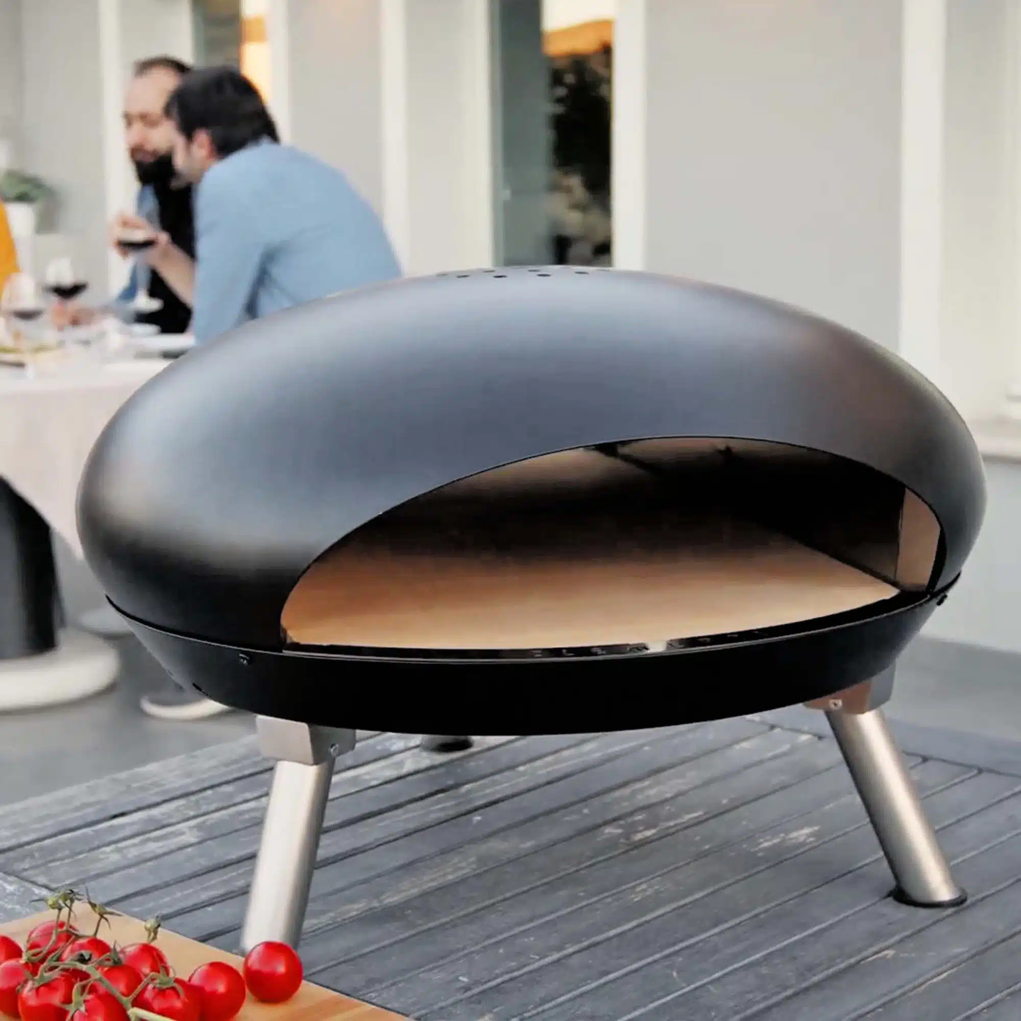 Clementi Crosti Electric Indoor Pizza Oven outdoors - the pizza oven shop uk 3