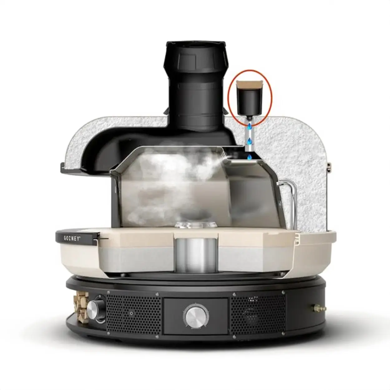 Gozney Dome Steam Injector Diagram