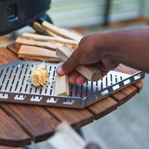 Gozney Dome wood rack pizza oven accessory