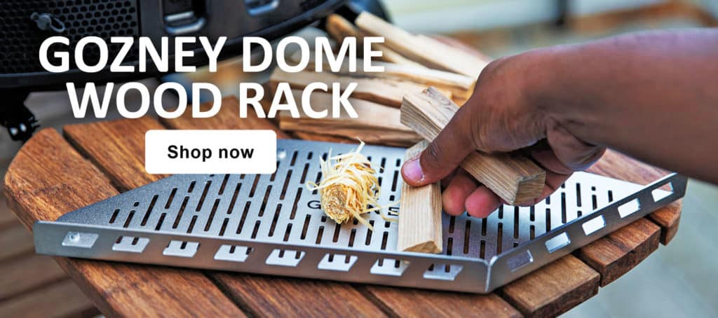 Gozney Dome wood rack pizza oven accessories