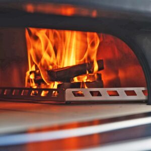 Gozney Dome wood rack pizza oven
