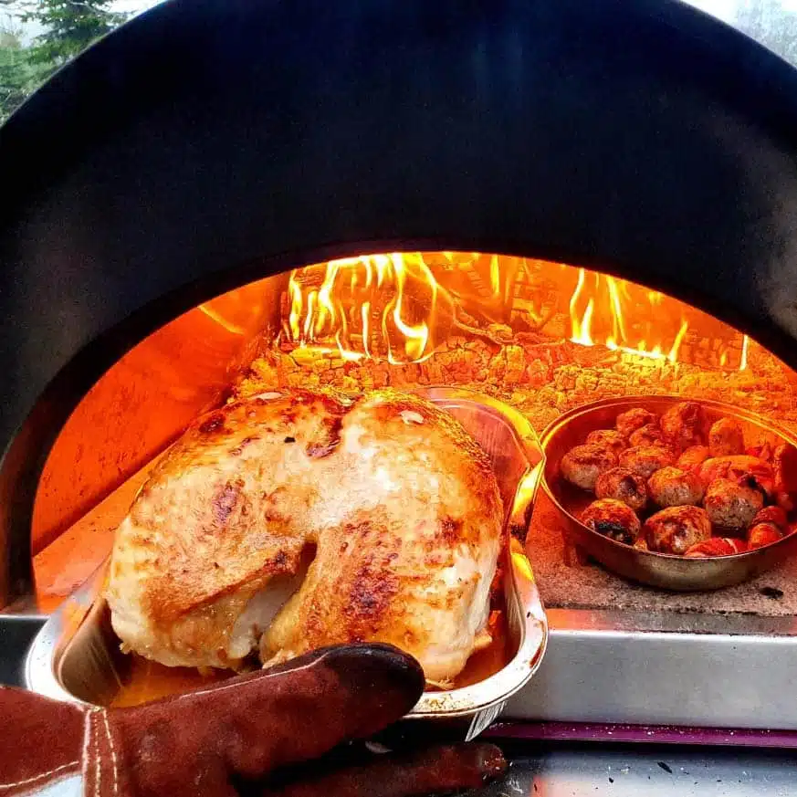 Igneus Classico wood fired pizza oven sunday roast