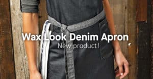 Wax Look Demin Apron