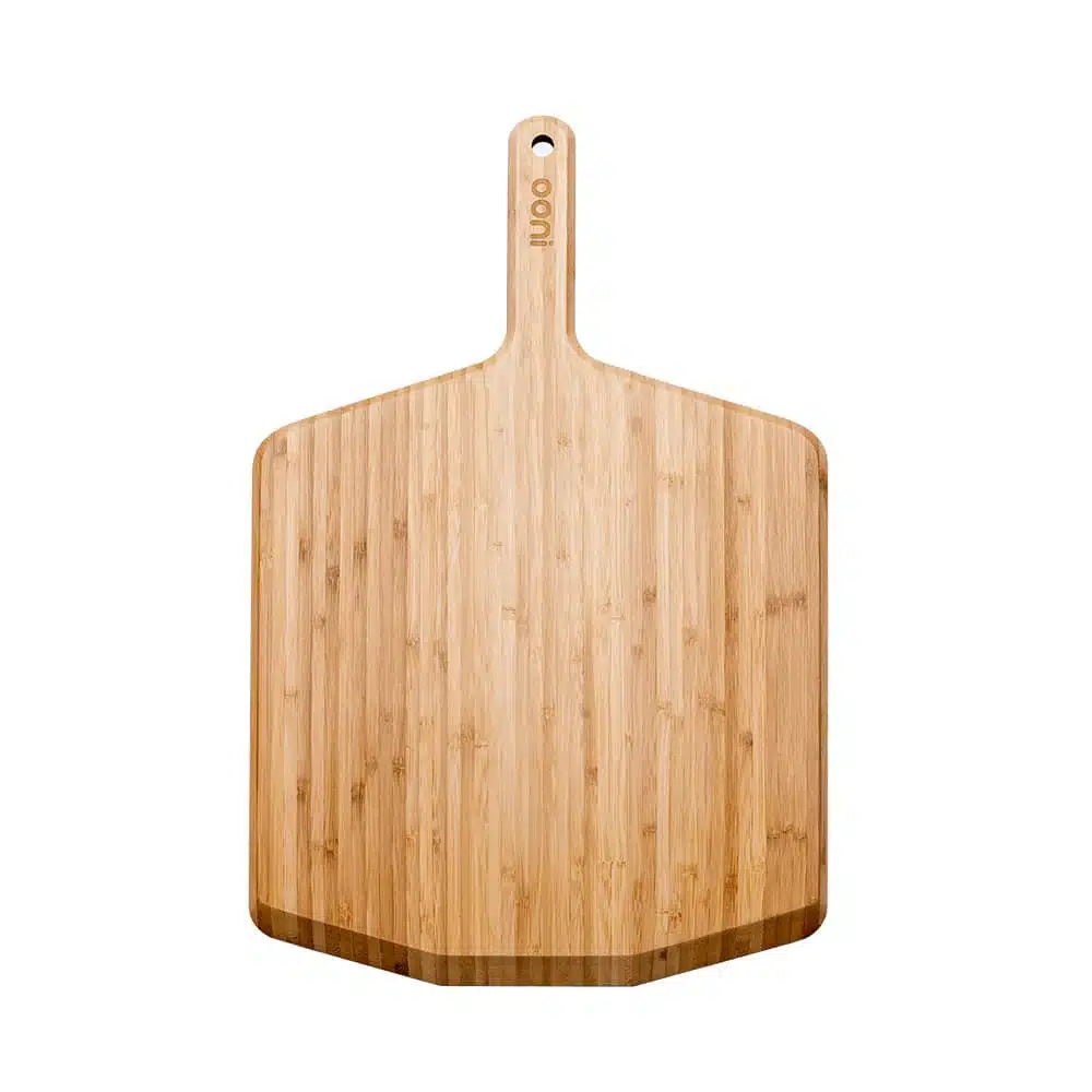 16 inch Ooni Bamboo Pizza Peel and serving board - pizza oven accessories - the pizza oven shop uk