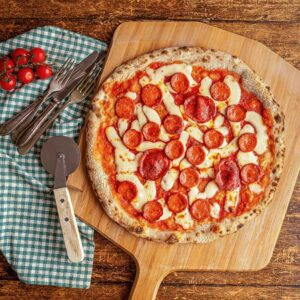 16 inch Ooni Bamboo Pizza Peel and serving board - pizza oven accessories - the pizza oven shop uk