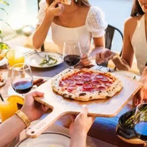 16 inch Ooni Bamboo Pizza Peel and serving board - pizza oven accessories - the pizza oven shop uk