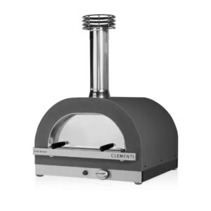 80x60 Clementi Gold gas fired pizza oven in anthracite