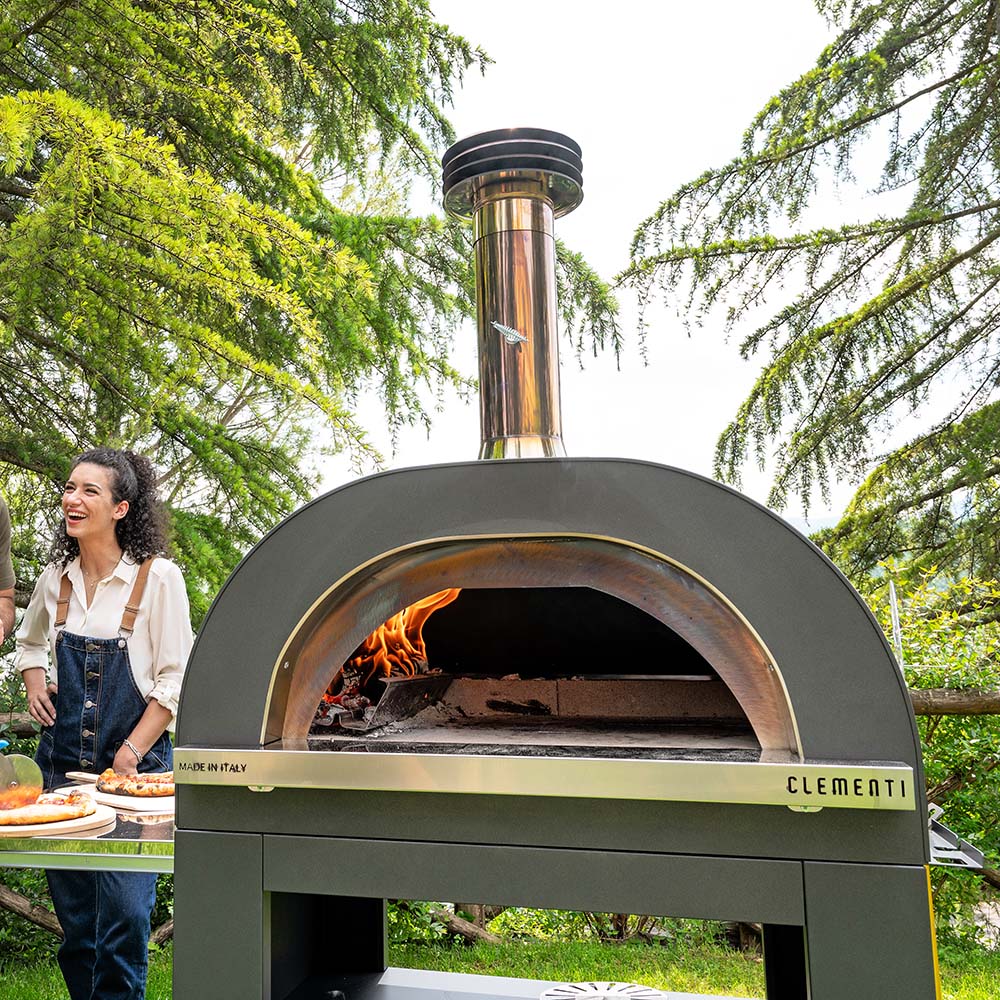 Clementi Gold wood fired pizza oven