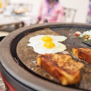 Kamado Joe Half Moon Soap Stone - the pizza oven shop uk