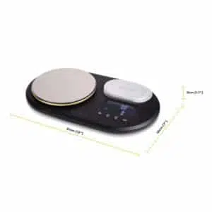 Ooni Dual Platform Digital Scales - pizza oven accessories - the pizza oven shop uk