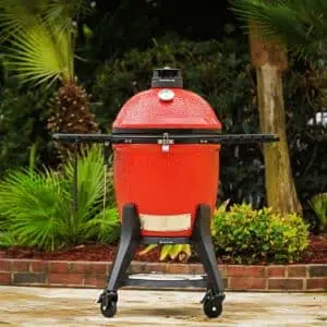 Kamado Joe Classic III Ceramic Grill - the pizza oven shop uk - lid open