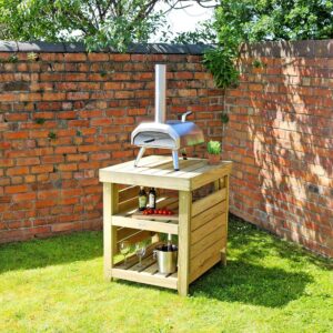 Wooden Pizza Oven Stand