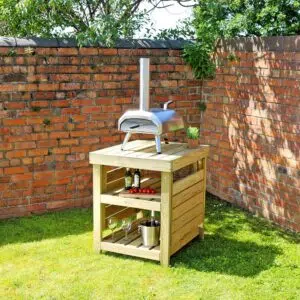 Wooden Pizza Oven Stand