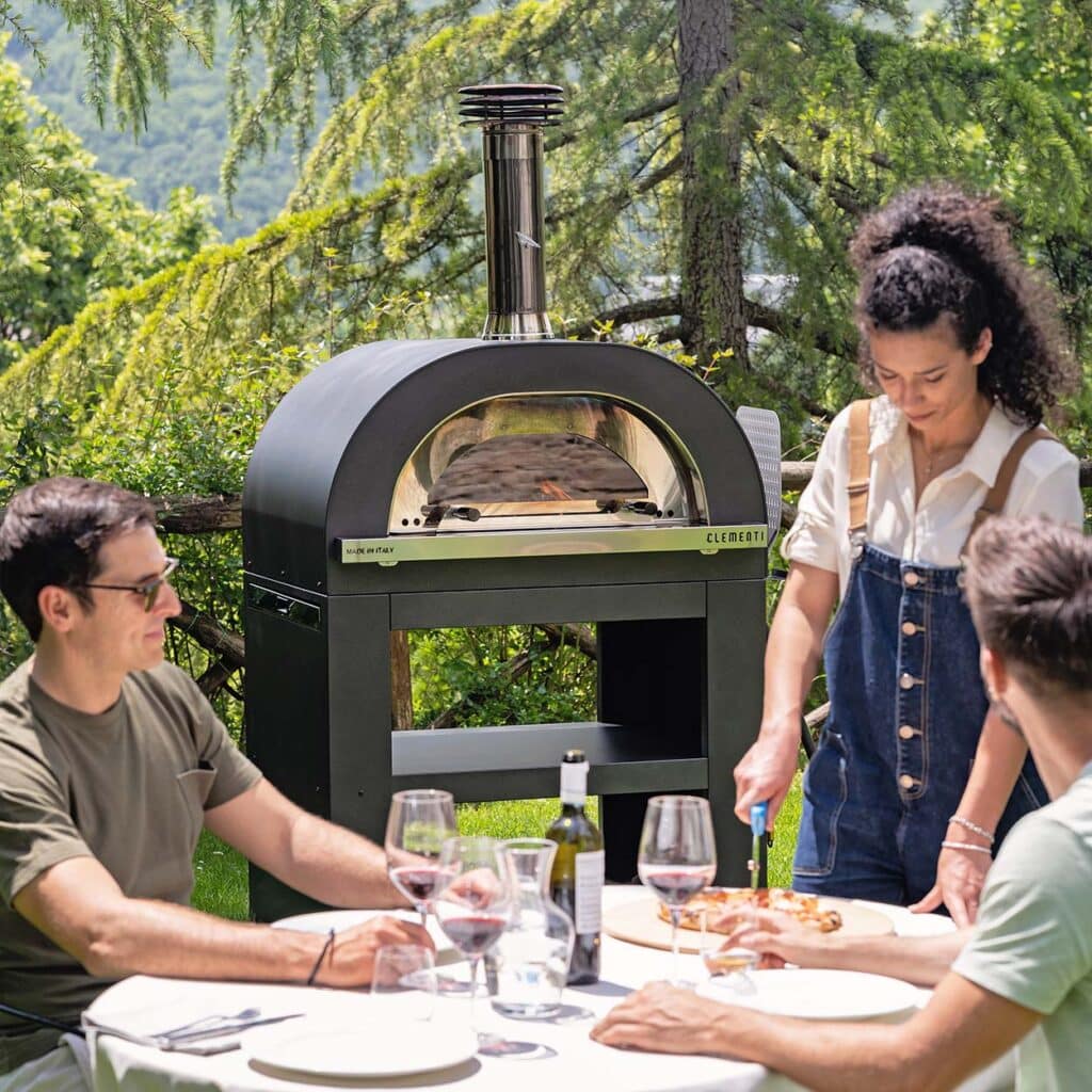 Clementi Gold wood fired pizza oven