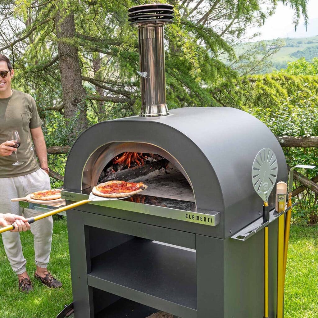 Clementi Gold wood fired pizza oven
