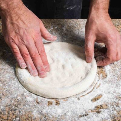 Hand Stretched Pizza Dough