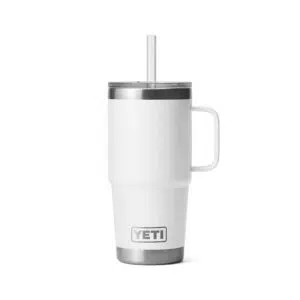 YETI Rambler 25 oz Straw Mug - white