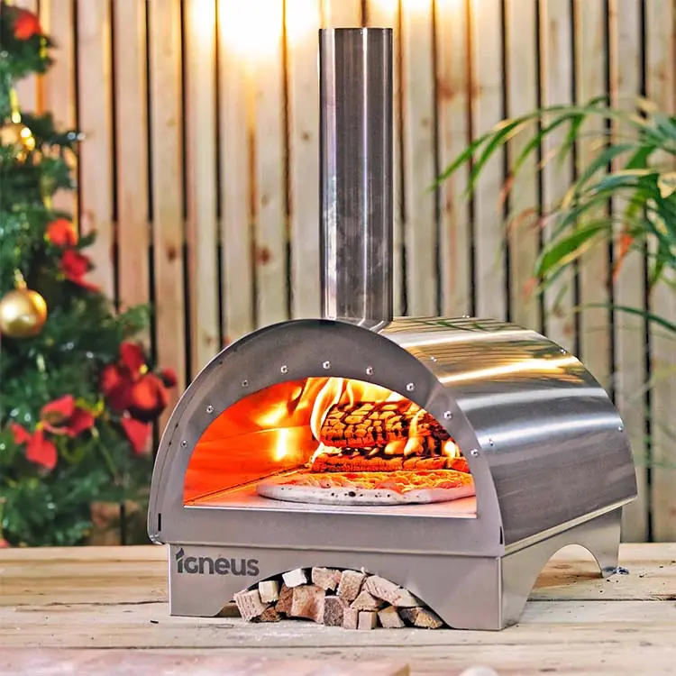 Igneus Minimo portable wood fired garden pizza oven - christmas present - gift