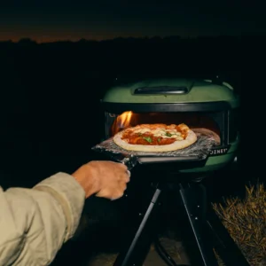 Pizza cooked on a Gozney Tread