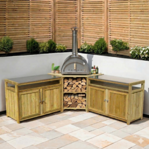 Zest outdoor kitchen with classico oven
