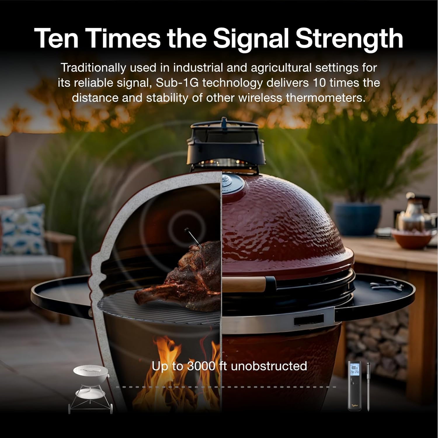 Typhur Sync Gold Lite Wireless Meat Thermometer - Image 5